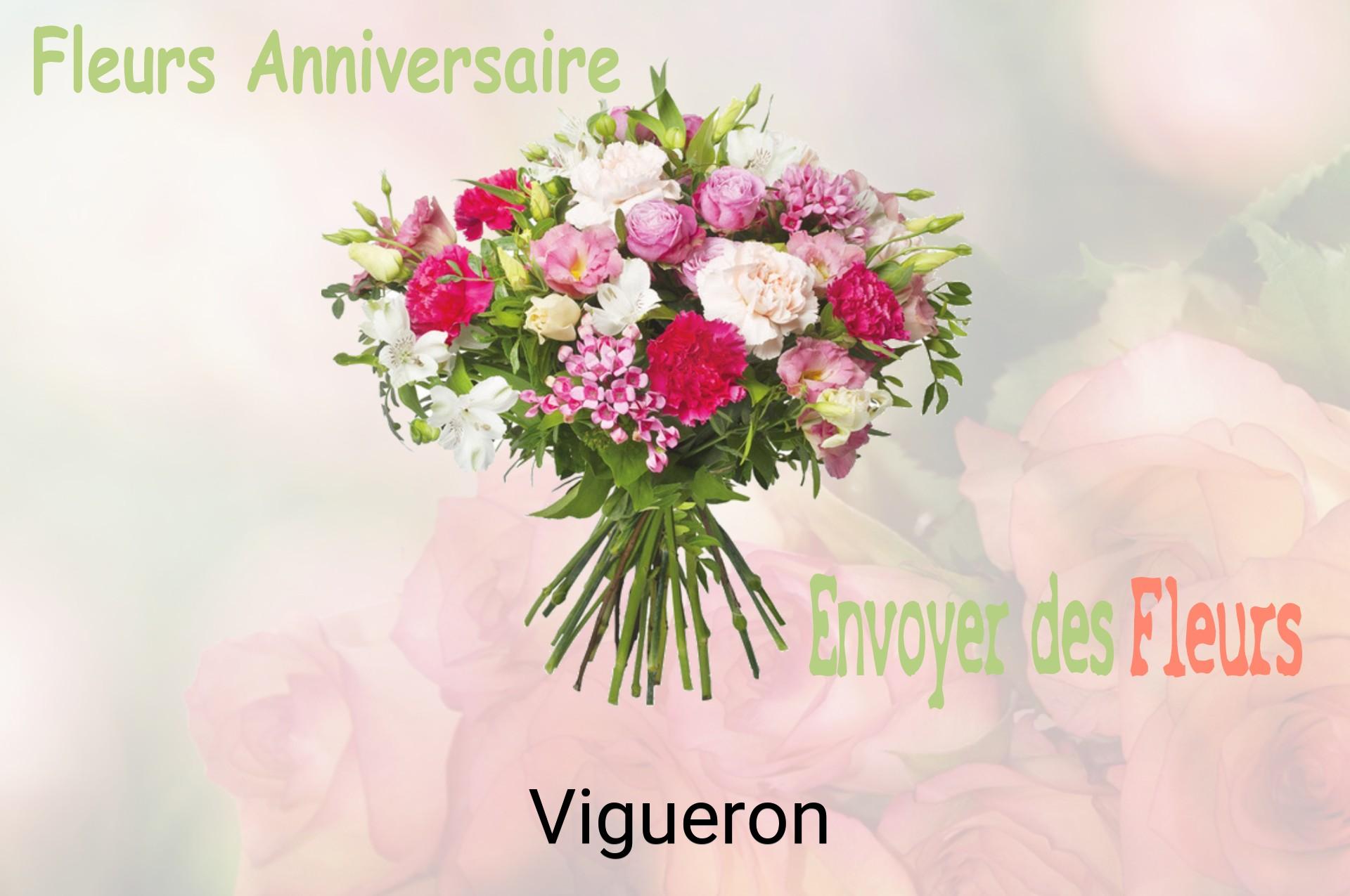 Bouquet de fleurs d’anniversaire livré à Vigueron
